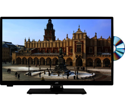 23.6  JVC  LT-24C655 Smart  LED TV with Built-in DVD Player